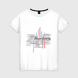 Женская футболка Republic of Mordovia