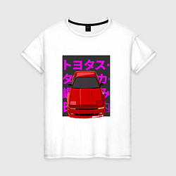 Женская футболка Supra A70 MK3 JDM