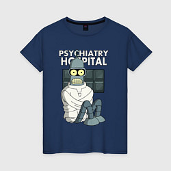 Женская футболка Bender - hospital
