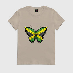 Женская футболка Бабочка - Ямайка