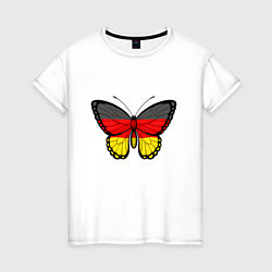 Женская футболка Бабочка - Германия