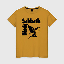 Женская футболка Блэк Саббат метал