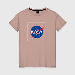 Женская футболка Nasa звезды в квадрате