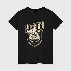 Женская футболка Медведь Русский