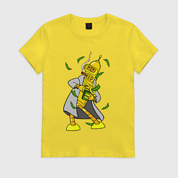 Футболка хлопковая женская Golden Bender, цвет: желтый