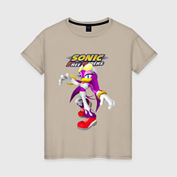 Женская футболка Sonic - ласточка Вейв - Free riders