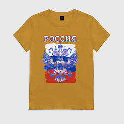 Женская футболка Россия Герб Флаг