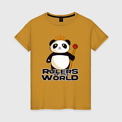 Женская футболка Панда - Правители Мира