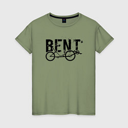 Женская футболка BENT велосипед
