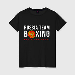 Женская футболка Boxing national team of russia