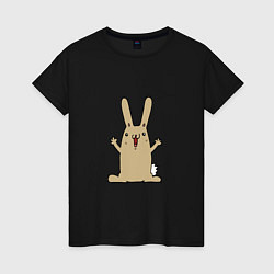 Женская футболка Rabbit - Smile