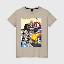 Женская футболка Fairy Tail heroes