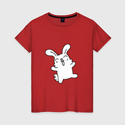 Женская футболка Happy Bunny