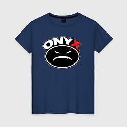 Женская футболка Onyx - black logo