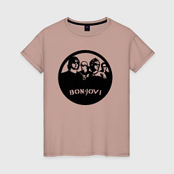 Женская футболка Bon Jovi rock