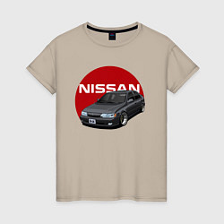 Женская футболка Nissan B-14
