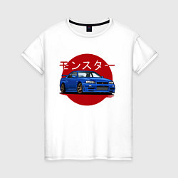 Женская футболка Nissan Skyline R34 GT-R