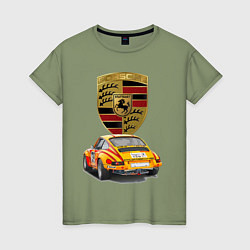 Женская футболка Porsche - Motorsport - racing team