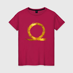 Женская футболка Golden logo GoW Ragnarok