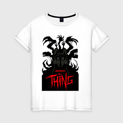 Женская футболка The thing