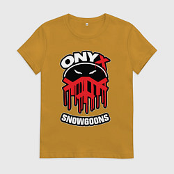 Футболка хлопковая женская Onyx - snowgoons, цвет: горчичный