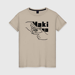 Женская футболка Глаза Макимы