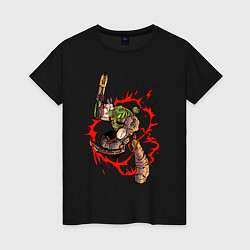 Женская футболка Doom eternal art