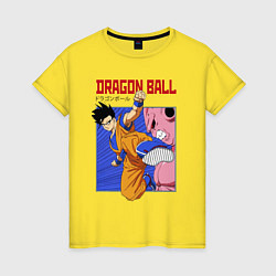 Женская футболка Dragon Ball - Сон Гоку - Удар