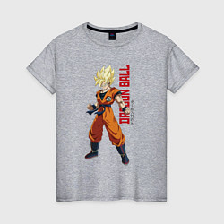 Женская футболка Dragon Ball - Goky Son