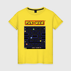 Женская футболка Pac-Man на ZX-Spectrum