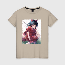Женская футболка Sweet Moroha - Ясяхимэ Принцесса полудемон