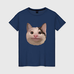 Женская футболка Polite cat meme