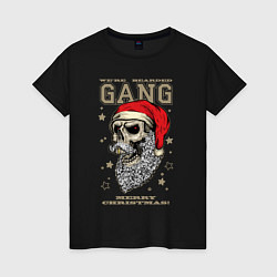 Женская футболка We are bearded gang - Merry Christmas!