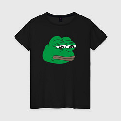 Женская футболка Лягушонок Пепе-Frog Pepe