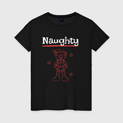 Женская футболка Naughty elf