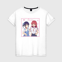 Женская футболка Нагиса и Саки - Мои девушки