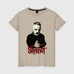 Женская футболка Slipknot mask