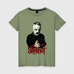 Женская футболка Slipknot mask