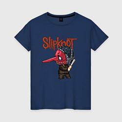 Женская футболка Slipknot mask art