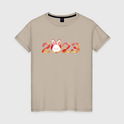 Женская футболка 2023 - Год кролика