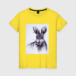 Женская футболка Rabbit symbol 2023