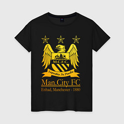 Женская футболка Manchester City gold