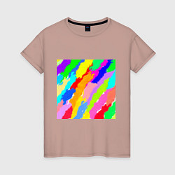 Женская футболка Палитра различных цветов