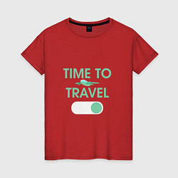 Женская футболка Time to travel