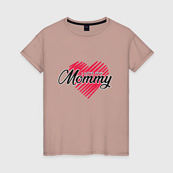 Женская футболка Люблю тебя мамочка