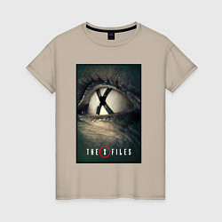 Женская футболка X - Files poster
