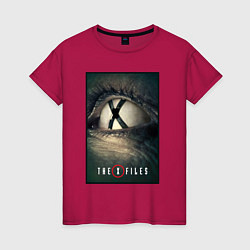 Женская футболка X - Files poster