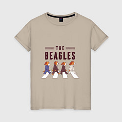 Женская футболка Beagles