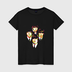 Женская футболка The Beatles group