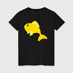 Женская футболка Золoтая рыбка